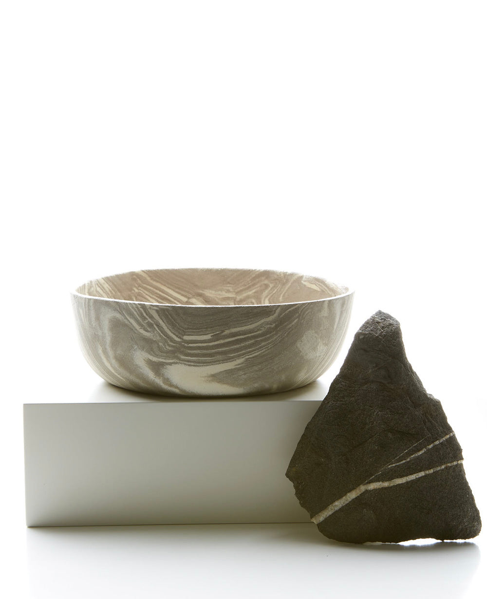 Marble XL Salad Bowl